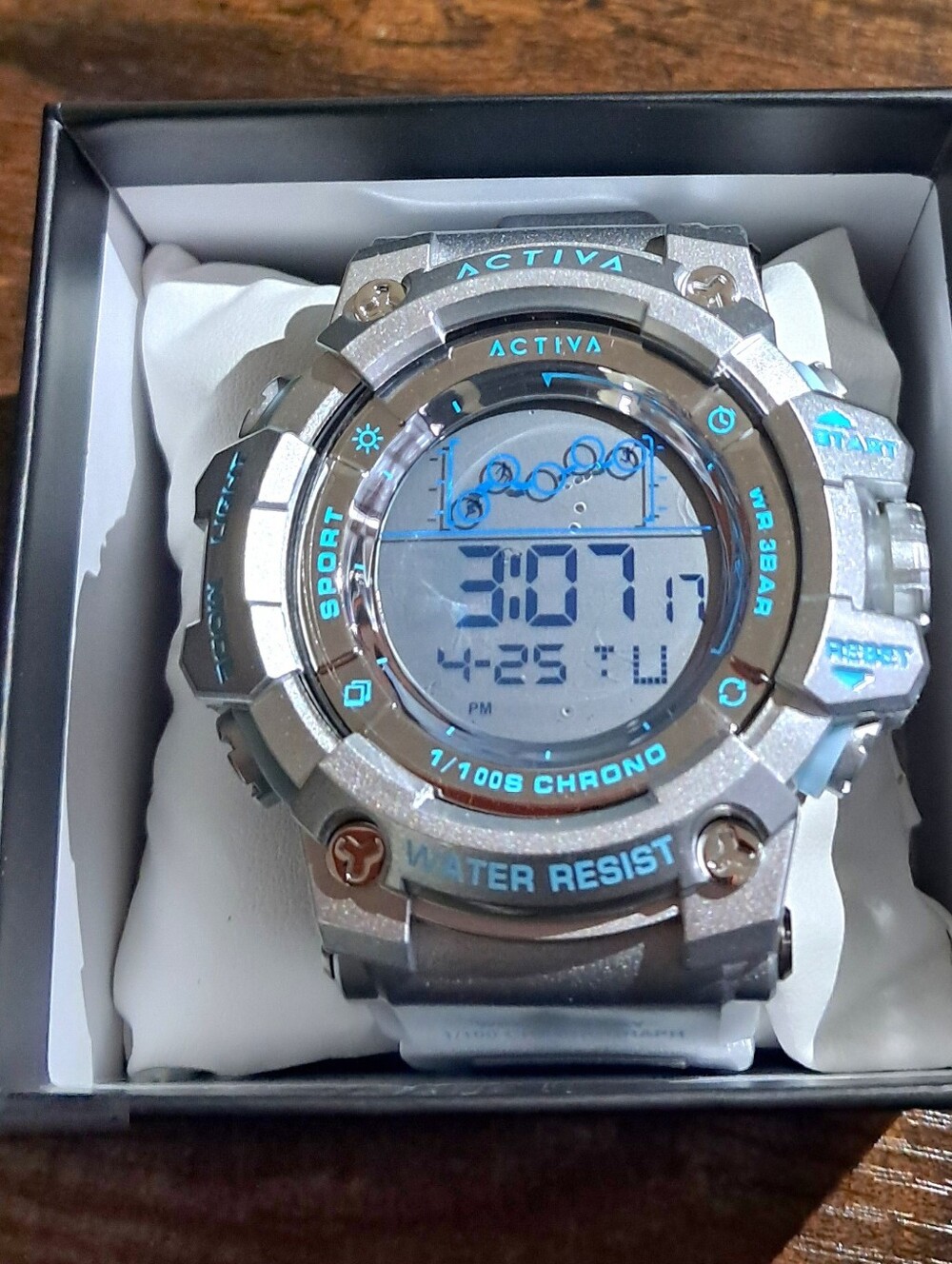 Activa X Invicta Digital Summit Watch 50mm Silver